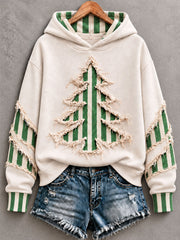 Frauen Weihnachts baum Regelmäßige Hoodie