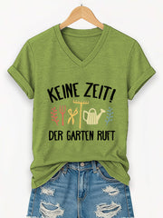 Damen Garten kurze Ärmel T-Shirt