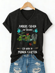 Damen Garten kurze Ärmel T-Shirt