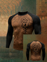 Herren Viking Lang ärmel iges T-Shirt