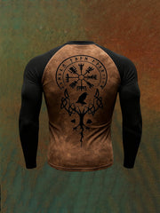 Herren Viking Lang ärmel iges T-Shirt