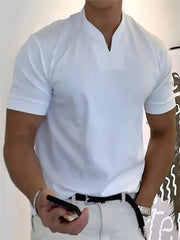 Herren T-Shirt mit V-Ausschnitt
