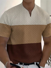 Herren-Business-T-Shirt mit V-Ausschnitt
