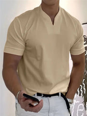 Herren T-Shirt mit V-Ausschnitt