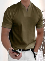 Herren T-Shirt mit V-Ausschnitt