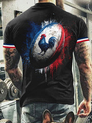 T-shirt à manches courtes France Rugby pour hommes