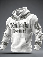 Herren-Kapuzen pullover im Viking-Stil Val halla