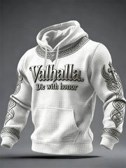 Herren-Kapuzen pullover im Viking-Stil Val halla