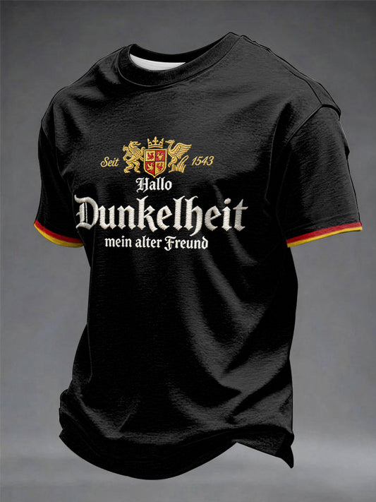 Männer Hallo Dunkelheit Mein alter Freund Print T-Shirt