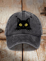 Schwarzer Katzen hut