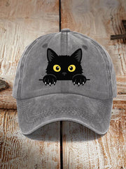 Schwarzer Katzen hut