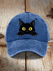 Schwarzer Katzen hut