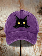 Schwarzer Katzen hut