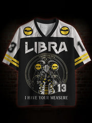 Herren-T-Shirt mit V-Ausschnitt und Aufdruck „I Have Your Measure“