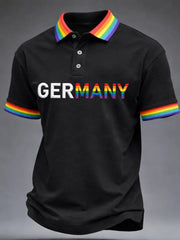 Herren-Hemd mit kurzen Ärmeln Pride Month