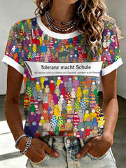 Frauen-Toleranz macht Schule Print-T-Shirt