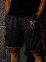 Herren-Fußball-Shorts mit Deutschland-Druck