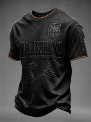 Herren-Fußball-T-Shirt aus Deutschland mit kurzen Ärmeln