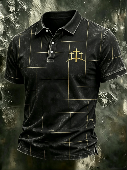 Herren-Poloshirt aus Baumwolle
