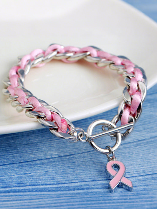 Frauen Brustkrebs Bewusstsein Rosa Band Armband