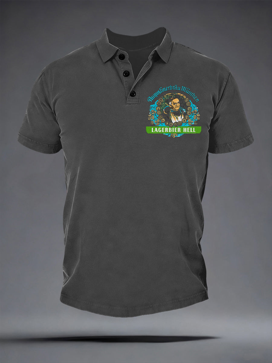 Herren Bier liebhaber Kurzarm hemd