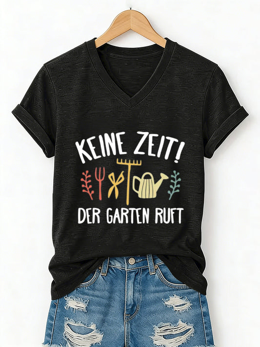 Damen Garten kurze Ärmel T-Shirt