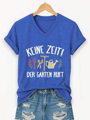 Damen Garten kurze Ärmel T-Shirt
