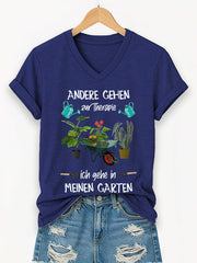 Damen Garten kurze Ärmel T-Shirt
