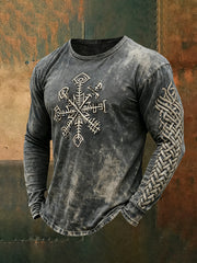 Herren Viking Lang ärmel iges T-Shirt