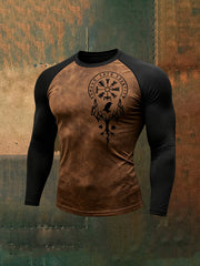 Herren Viking Lang ärmel iges T-Shirt