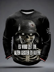 Herren ES WIRD ZEIT DIE ALTEN GEISTER ZU RUFEN! Waffel T-Shirt