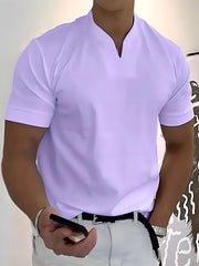 Herren T-Shirt mit V-Ausschnitt