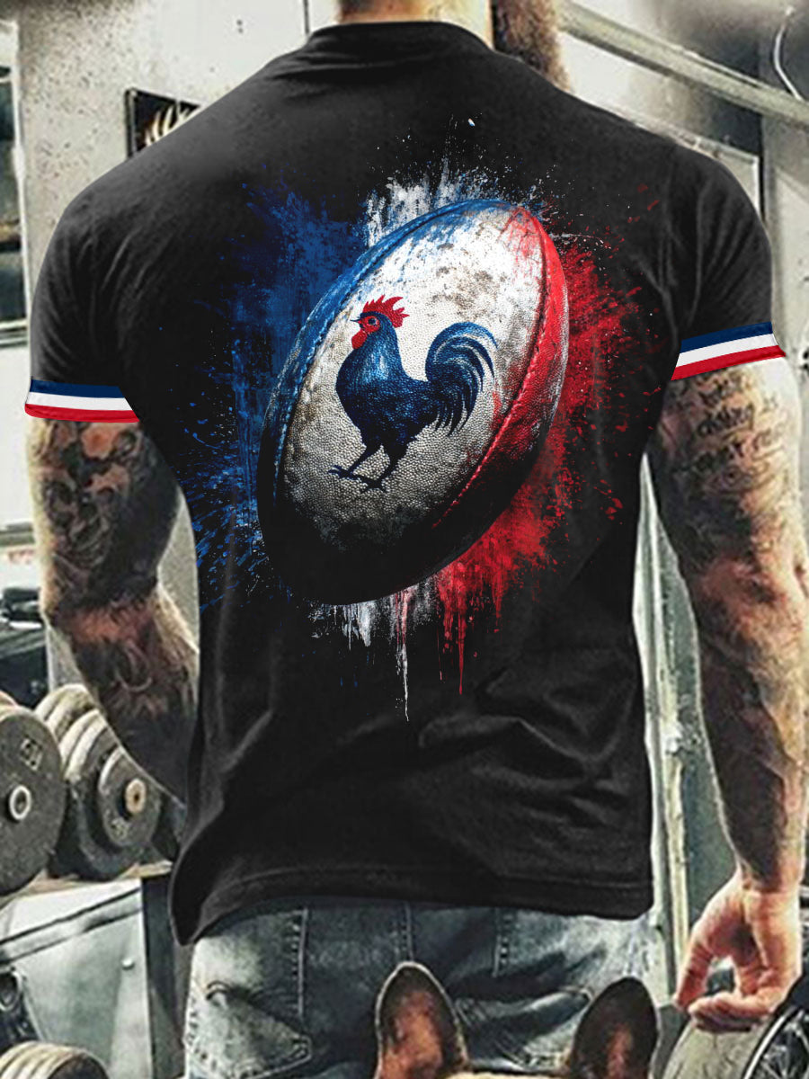 T-shirt à manches courtes France Rugby pour hommes