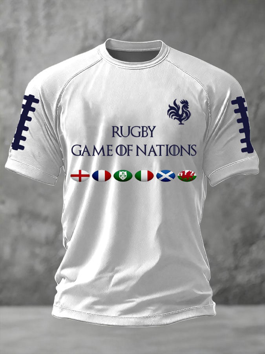 T-shirt à manches courtes France Rugby pour hommes