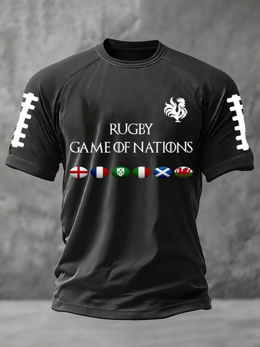 T-shirt à manches courtes France Rugby pour hommes