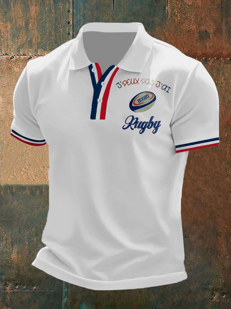 Chemise à manches courtes J'Peux Pas J'Ai Rugby Homme