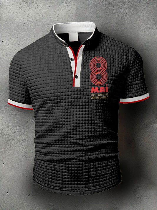 Herren-Shirt mit kurzen Ärmeln, 8. Mai 1945