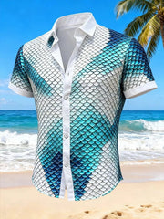 Herren-Kurzarm-Hemd im Urlaubs stil