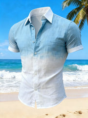 Herren-Kurzarm-Hemd im Urlaubs stil