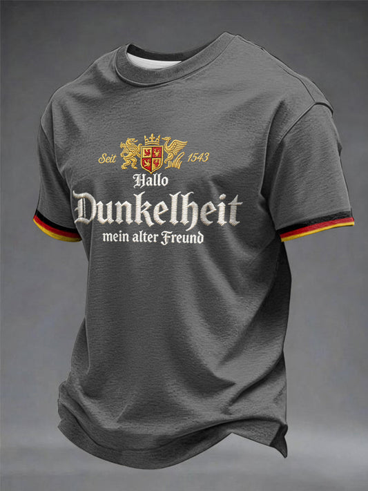 Männer Hallo Dunkelheit Mein alter Freund Print T-Shirt