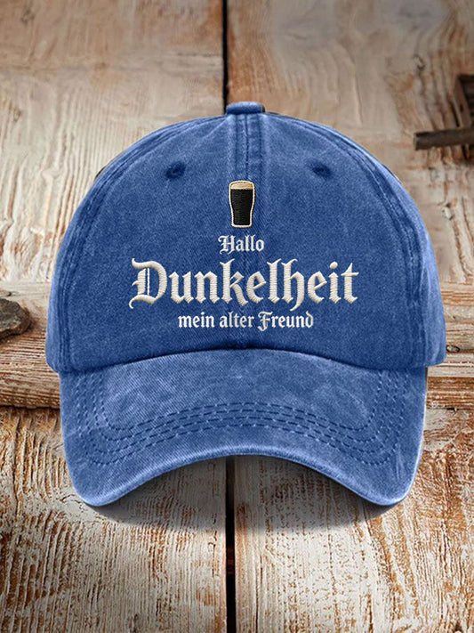Unisex Hallo Dunkelheit Mein alter Freund Print Cap