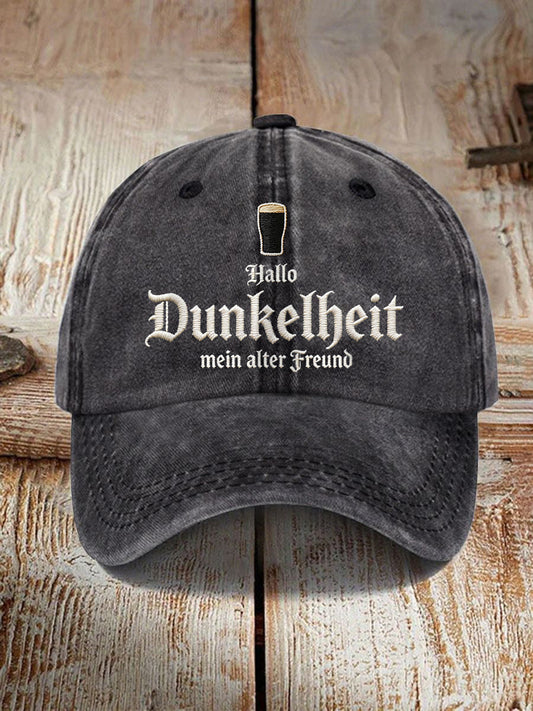 Unisex Hallo Dunkelheit Mein alter Freund Print Cap