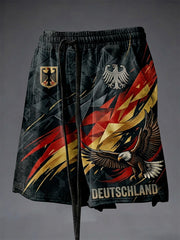 Herren-Shorts aus Deutschland mit Aufdruck, lässig