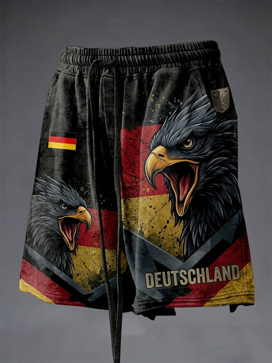 Herren-Shorts aus Deutschland mit Aufdruck, lässig