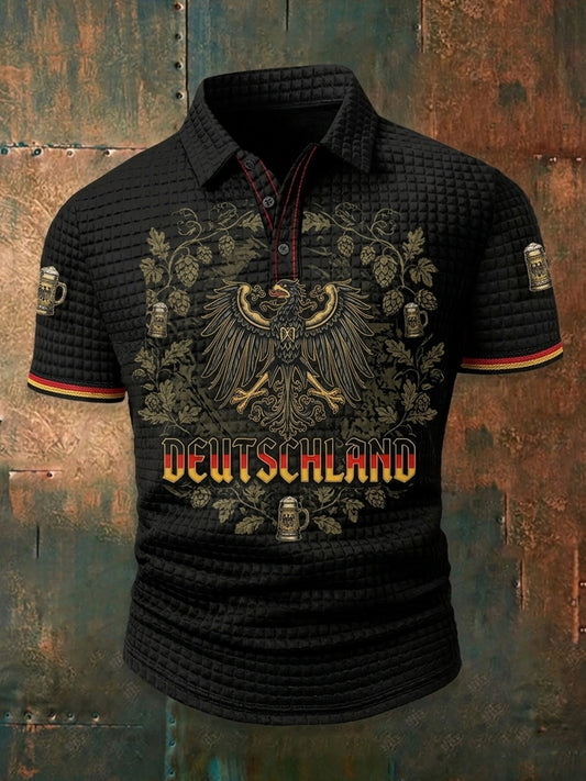 Herren Deutsches Bierliebhaber-Kurzarm-Shirt