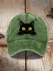 Schwarzer Katzen hut