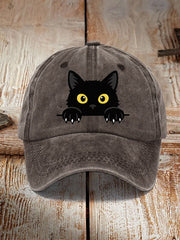 Schwarzer Katzen hut