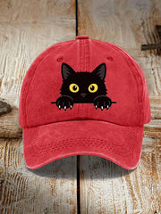 Schwarzer Katzen hut