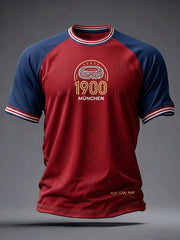 Herren-T-Shirt mit deutschem Fußballfan-Print