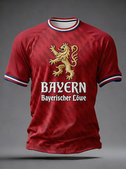 Herren-T-Shirt mit deutschem Fußballfan-Print